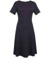 BK510 2380 Brook Taverner Ladies Jersey Stretch Belinda Dress Navy colour image